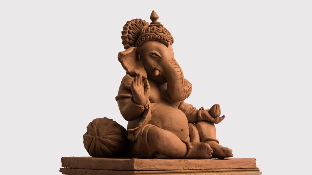 idol of clay Ganesha